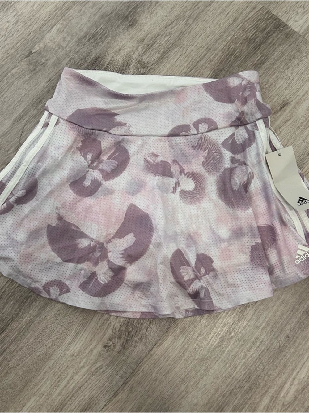 Adidas Active Skort Skirt Girls 14 Floral Athletic Skirt Built-In Shorts Tennis